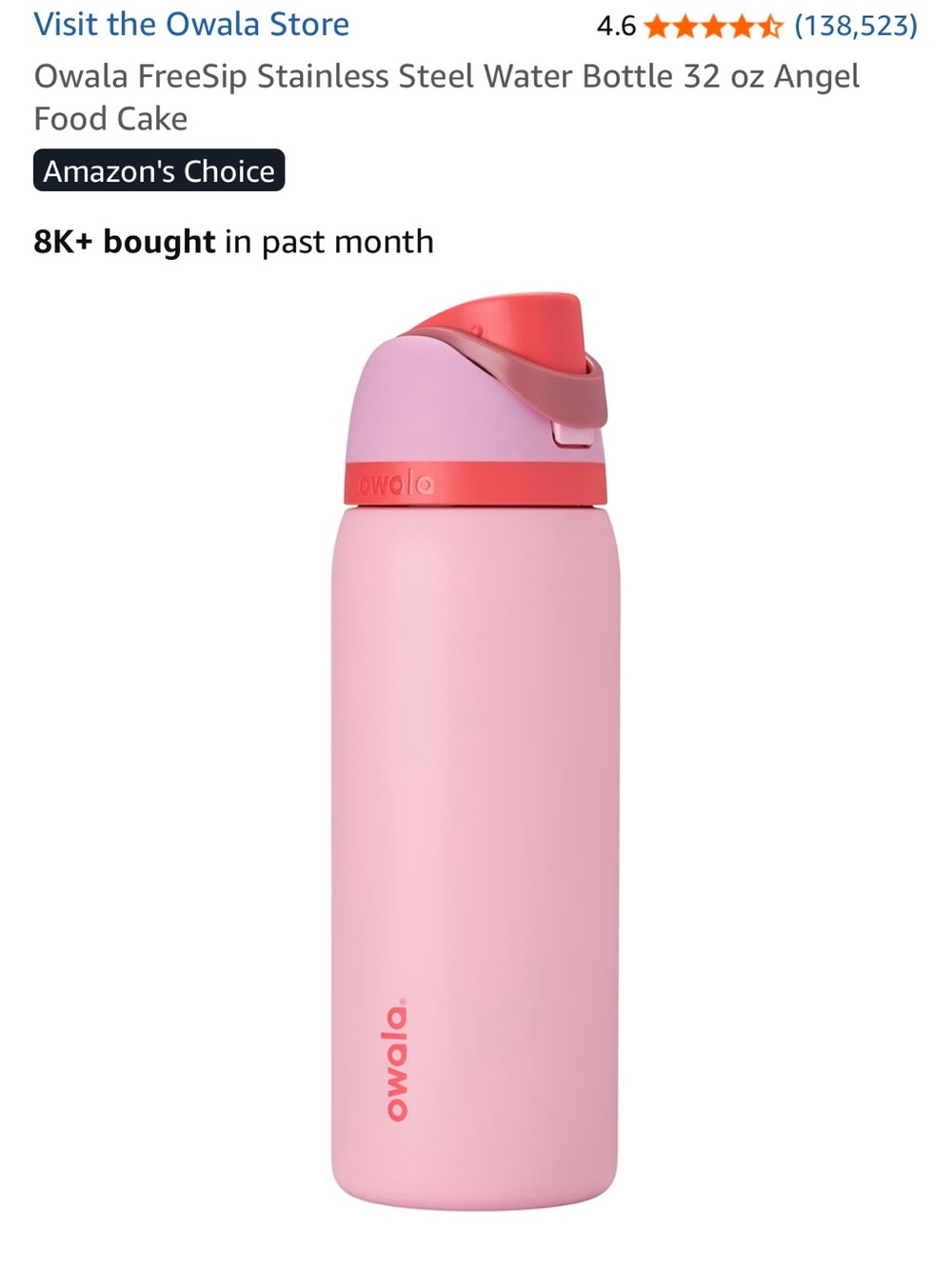 Owala Free Sip 32oz BRAND NEW